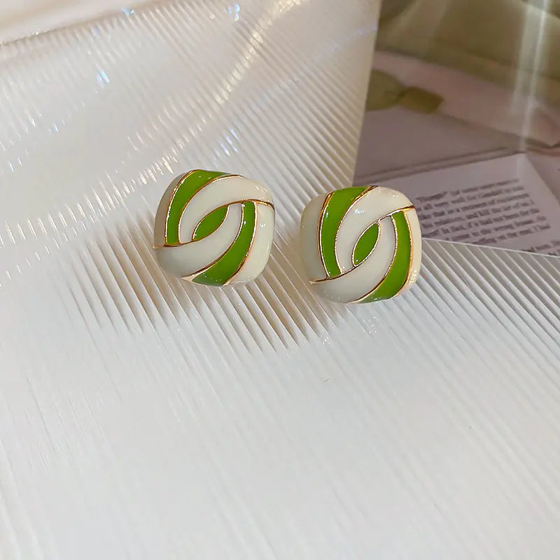 Silver Needle French Baroque Pearl Flower Tassel Earrings