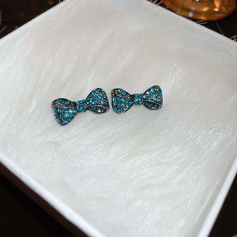 Silver Needle French Baroque Pearl Flower Tassel Earrings