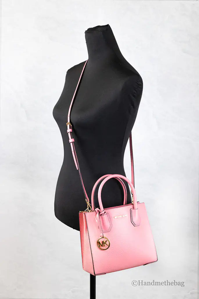 Michael Kors Mercer Leather Messenger Crossbody Bag