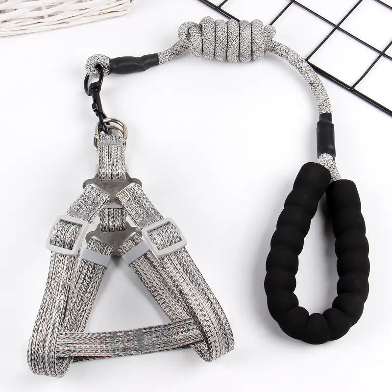 Pet Chest Harness with Lead Rope