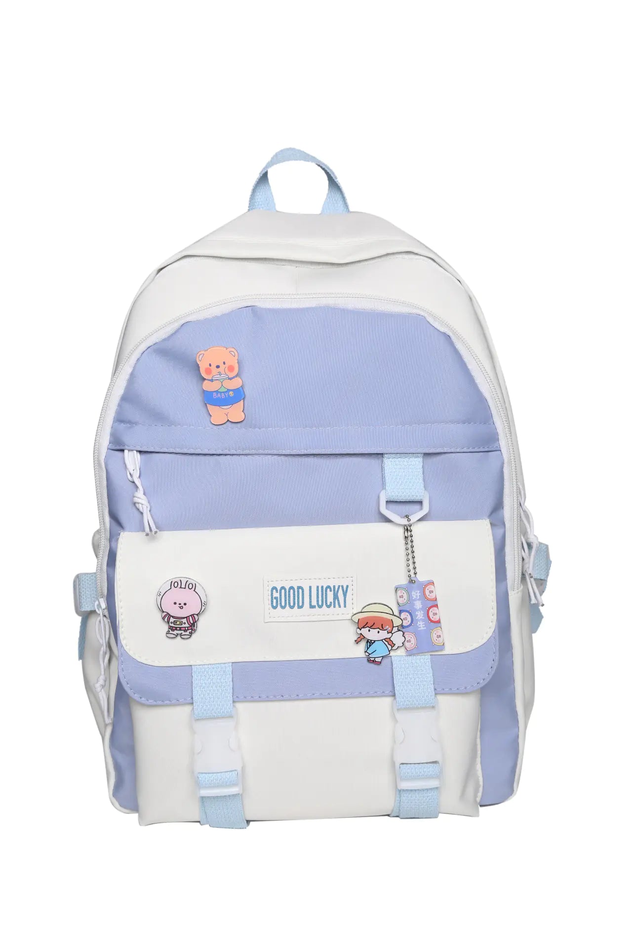 Lightweight Large Capacity Backpack for High School Girls