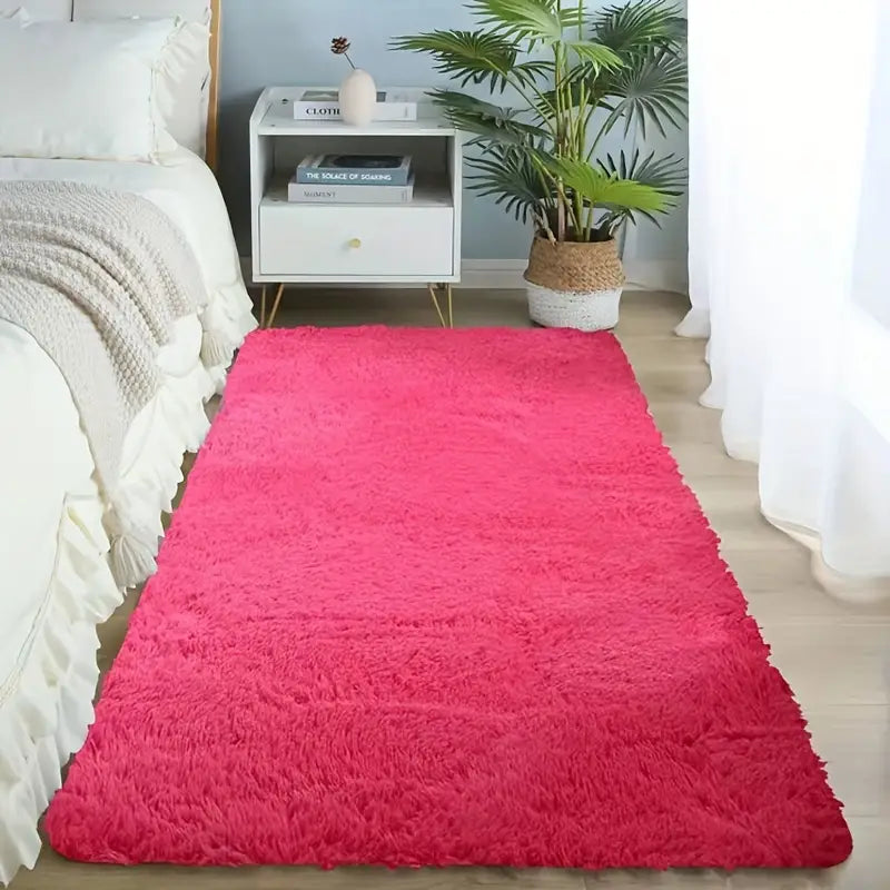 Fluffy Shaggy Area Rug for Living Room (1pc)