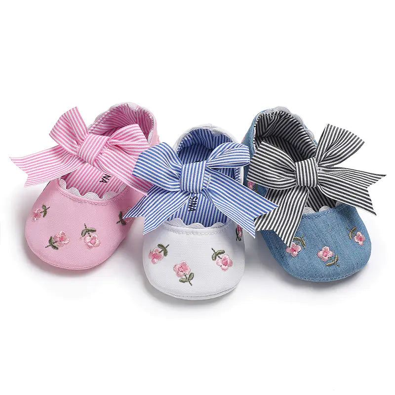 Soft Sole Baby Princess Walking Shoes (Non-Slip)