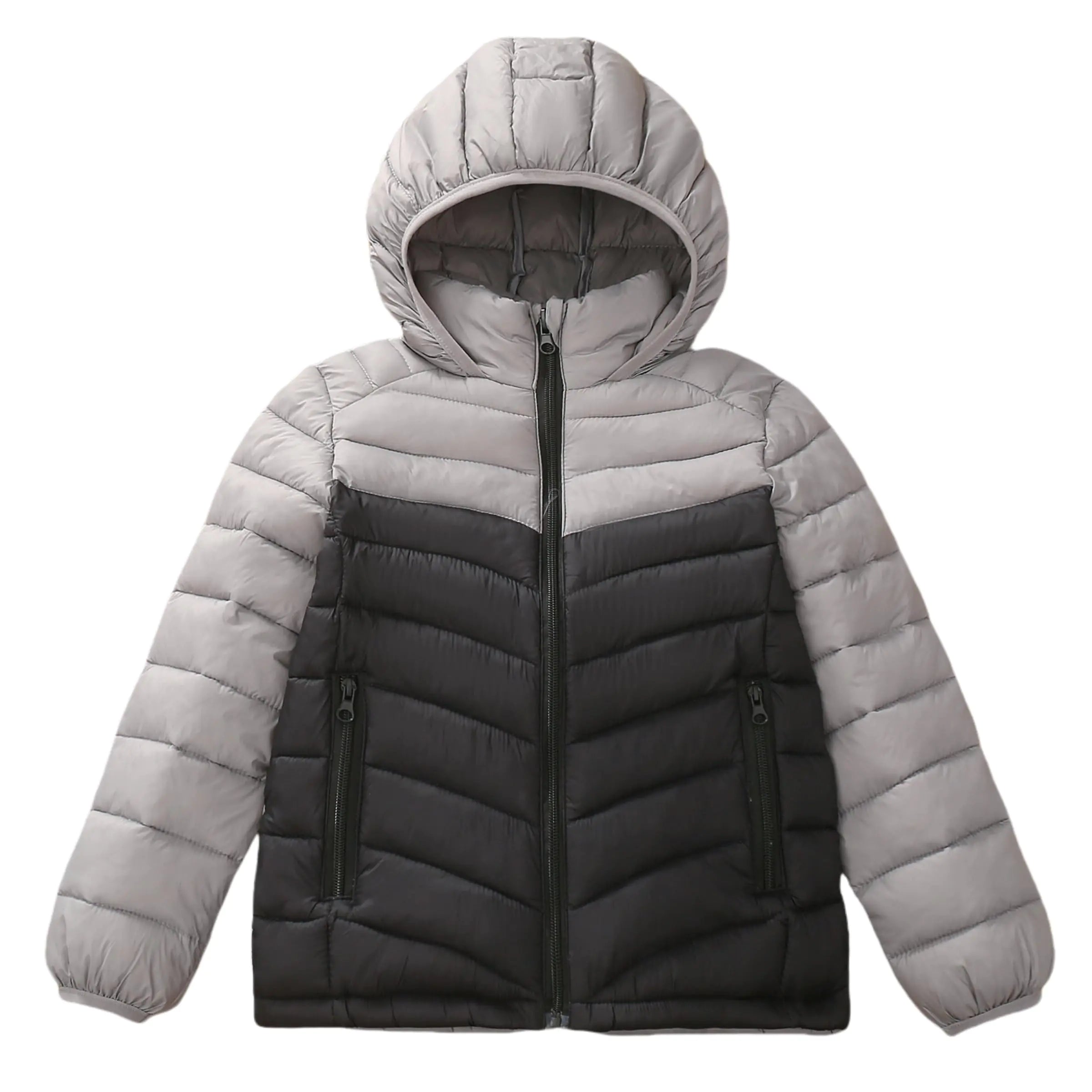 EIGIOO Boys Girls Toddlers Lightweight Hooded Puffer Jacket Kids Winter Coat Warm Comfy Outerwear