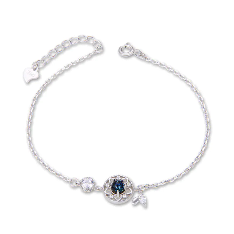 Women's Sterling Silver Moonstone Fashion Bracelet