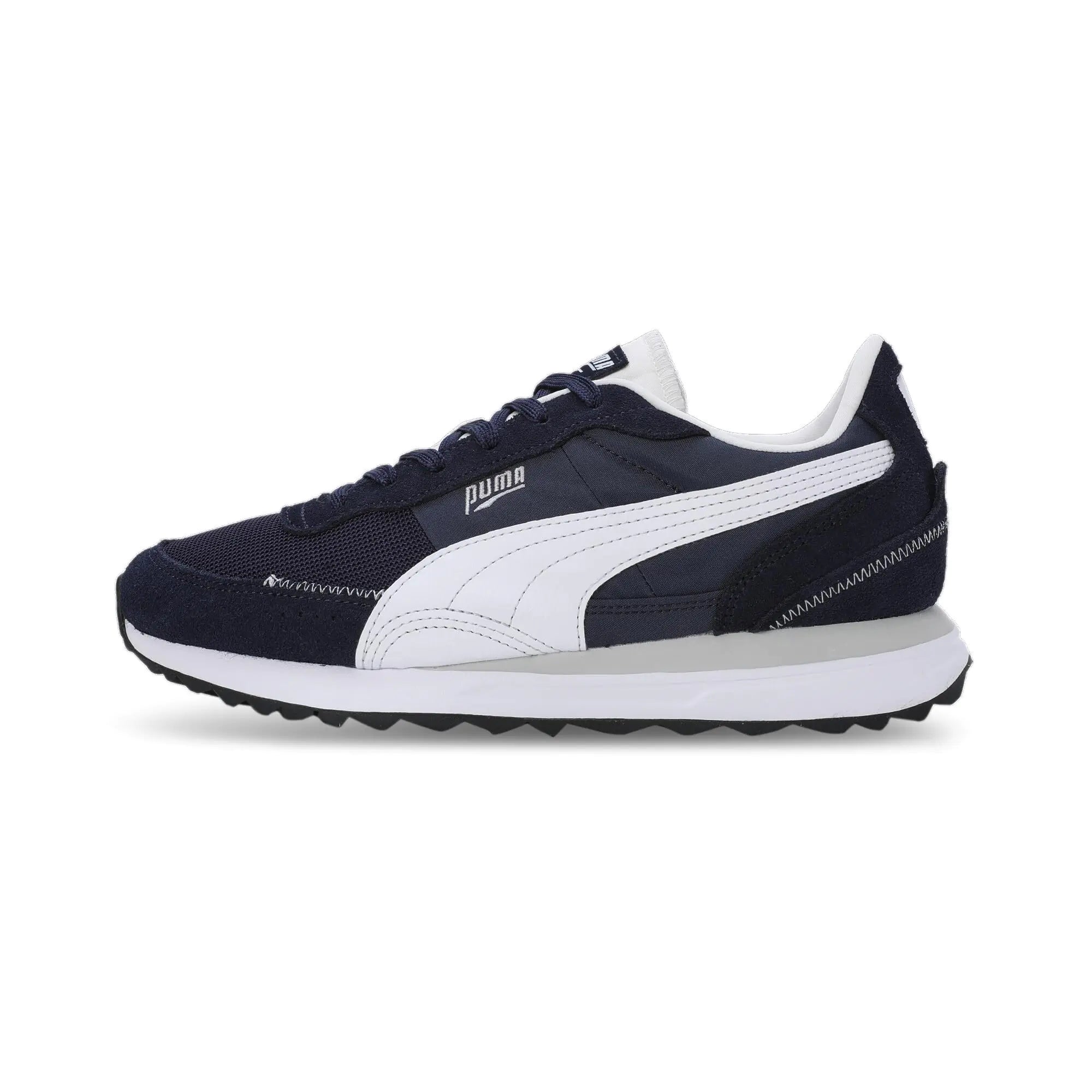 PUMA Mens Road Rider Sneaker PUMA Mens Navy-PUMA Mens White 13