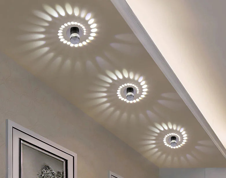 Modern LED Color-Changing Corridor Wall Light Fixture