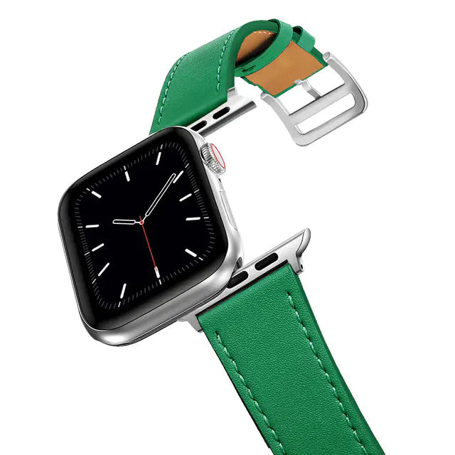 Apple Watch 9 Hermes Leather Band for iWatch 8