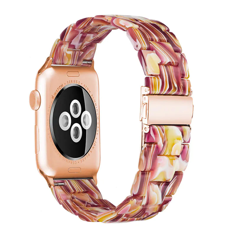 Multicolor Resin Band for Apple Watch Series SE