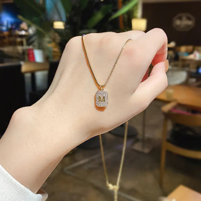 Minimalist Titanium Steel Pearl Heart Pendant Necklace