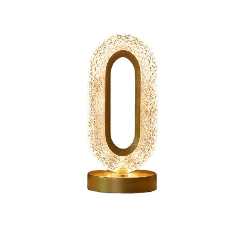 Touch Control Rechargeable Crystal Table Lamp