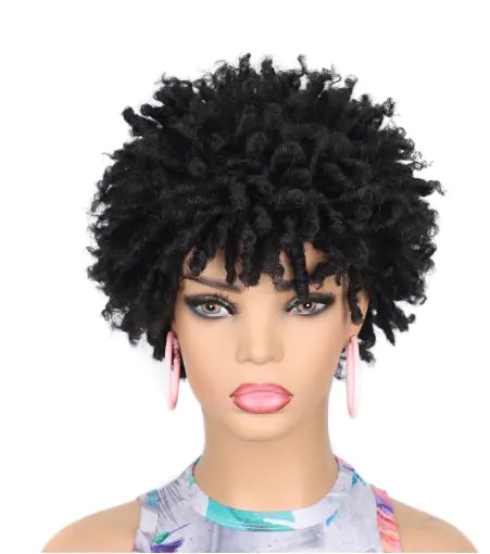 African Hair Bag Turban Chemical Fiber Wig Headgear