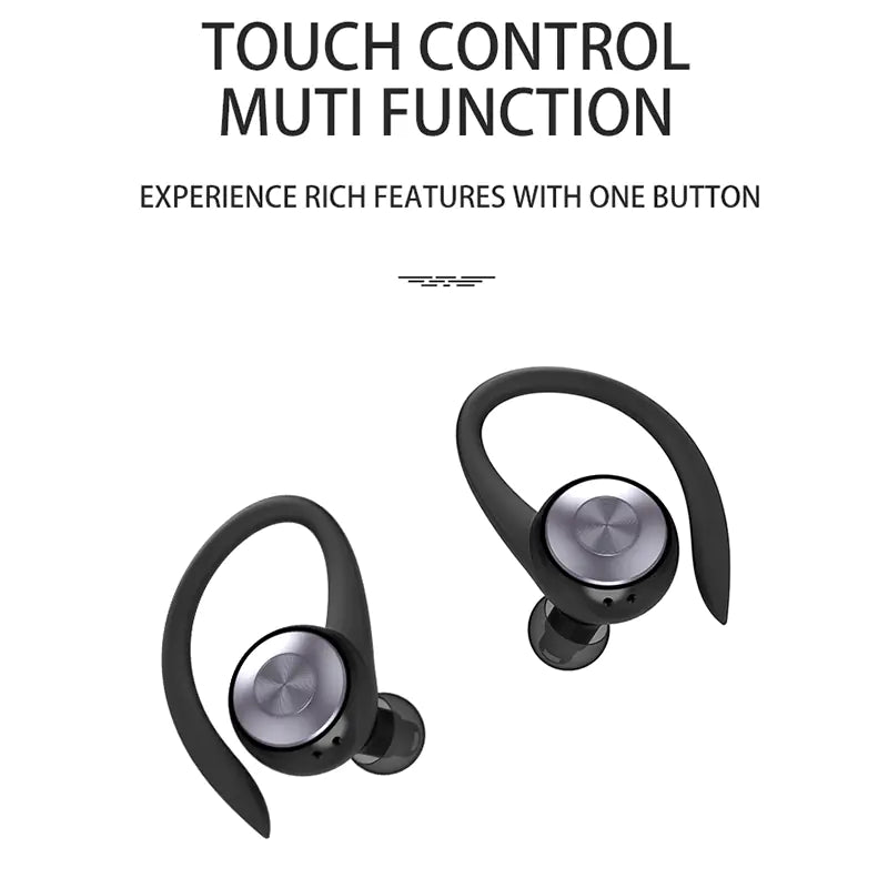 Waterproof TWS Bluetooth Earbuds with Charging Case