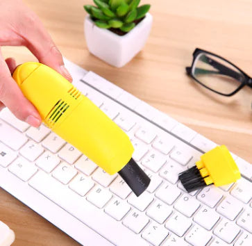 Mini Handheld Vacuum Cleaner with Keyboard Brush
