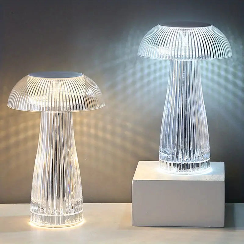 16 Color RGB Crystal Table Lamp - Touch USB Night Light