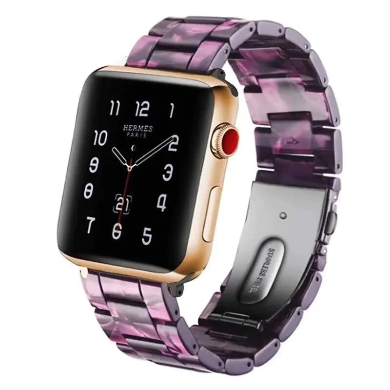 Multicolor Resin Band for Apple Watch Series SE