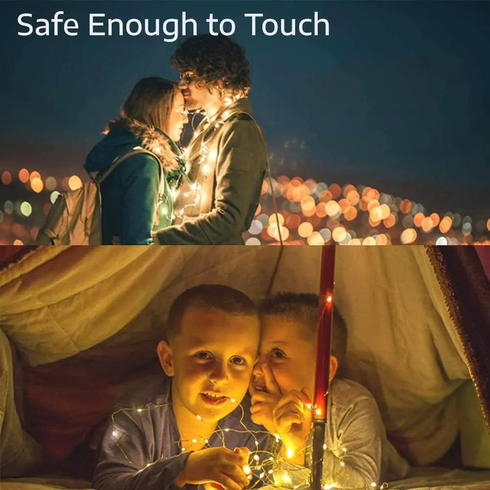 Sokka Copper Wire String Lights with Remote Control