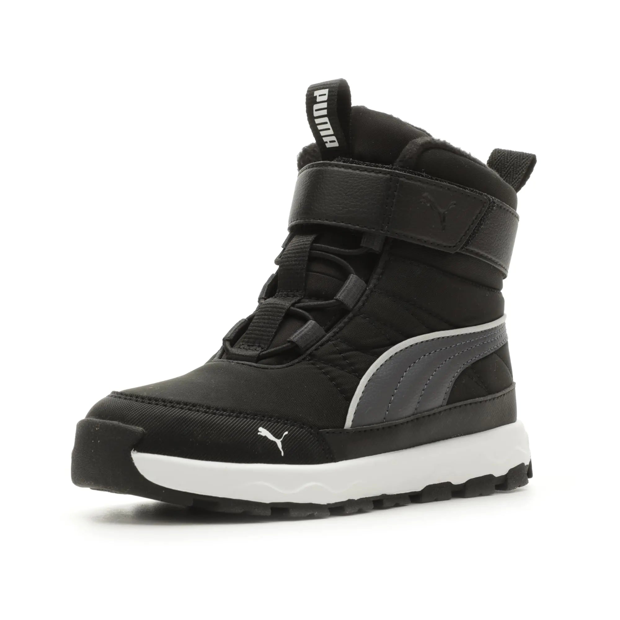 PUMA Evolve Boot Alternative Closure Plus (Little Kid) Puma Black/Strong Gray/Puma White 1.5 Little Kid M