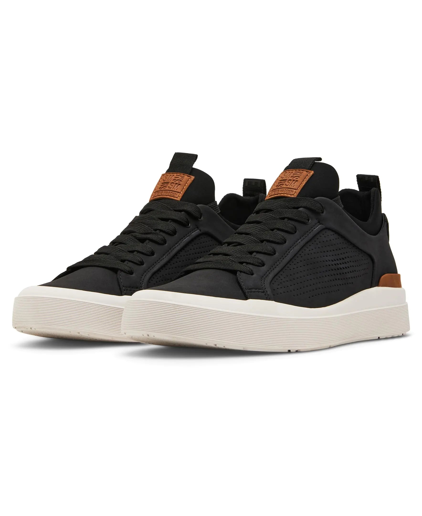 Steve Madden Mens OASYS Sneaker Black 7.5
