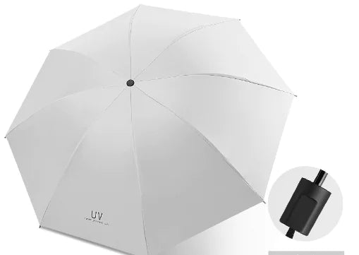 Creative Folding Umbrella - Black Rubber Sunshade