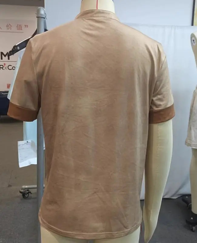 Men's Vintage Color-Block Short Sleeve T-Shirt