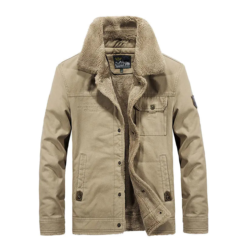 2024 Men's Cotton Padded Winter Parka Jacket