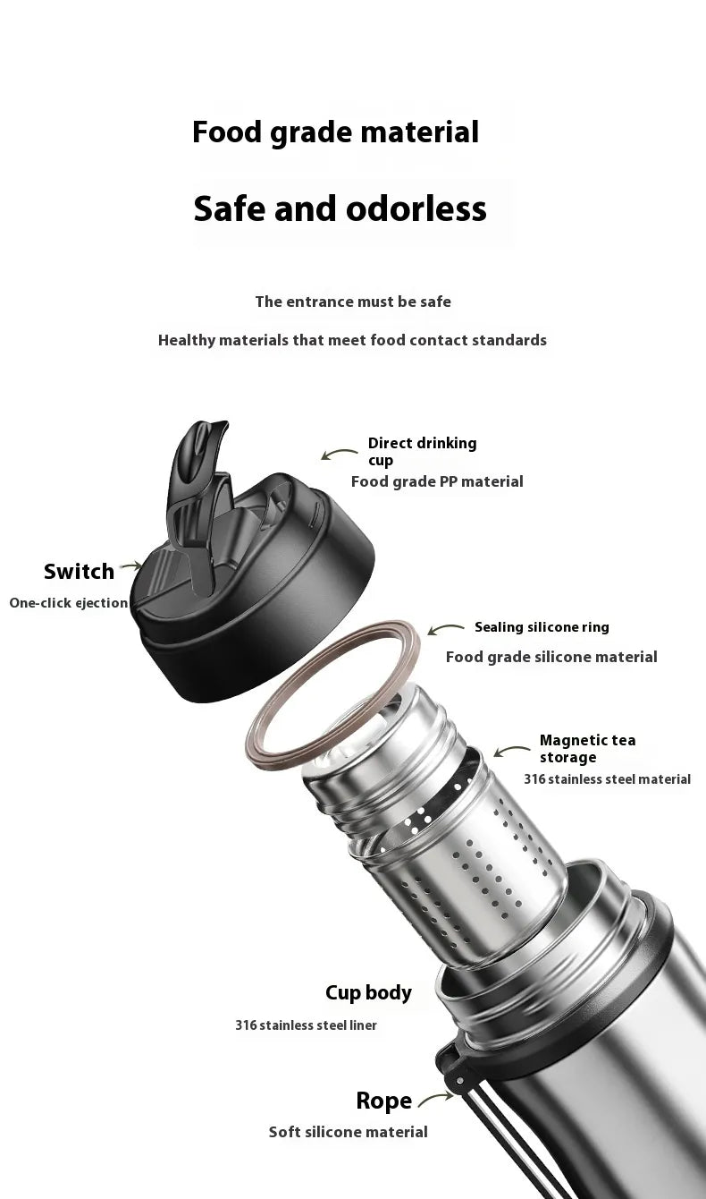 Magnetic Tea Infuser Thermos