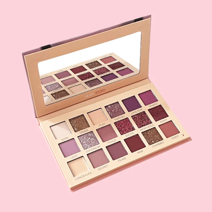Desert Rose Eyeshadow Palette - 18 Earthy Shades