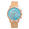 Multicolor PVC Bracelet Quartz Watch with Roman Numerals