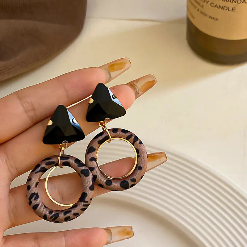 Silver Needle French Baroque Pearl Flower Tassel Earrings