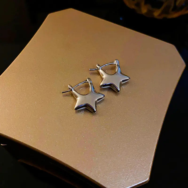 Silver Needle French Baroque Pearl Flower Tassel Earrings