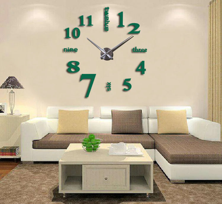 Creative Acrylic Mirror Wall Clock