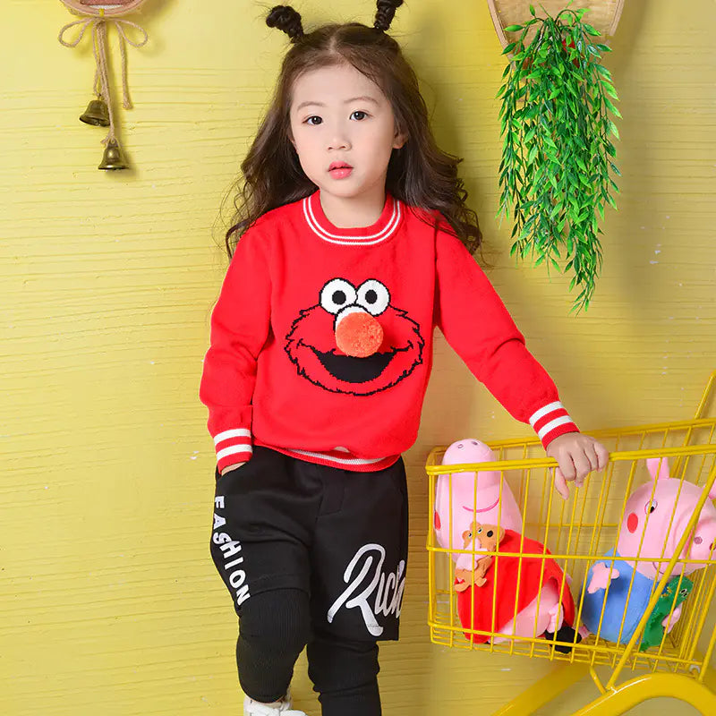 Smiley Knitted Sweater for Children
