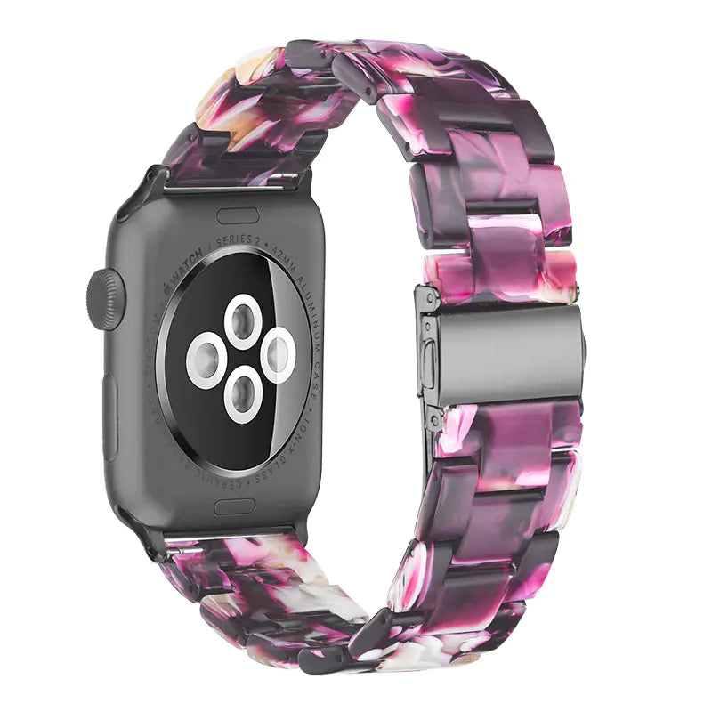 Multicolor Resin Band for Apple Watch Series SE