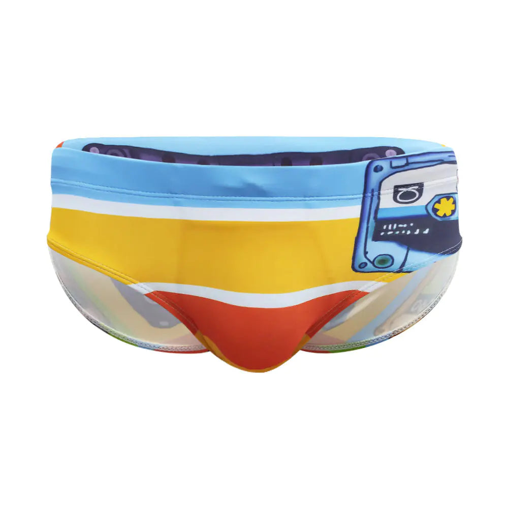 Quick Dry Low Waist Men's Triangle Swim Trunks