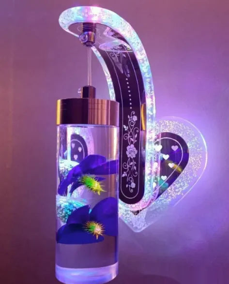 Oval Acrylic Crystal Hanging Wall Lamp