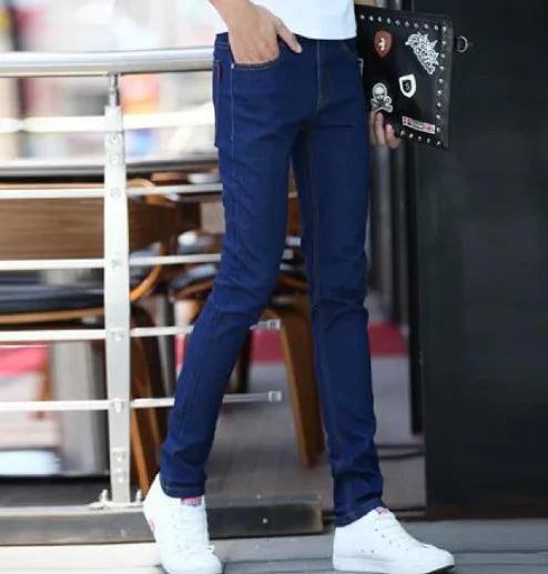 Trendy Men's Stretch Slim Fit Korean Style Jeans