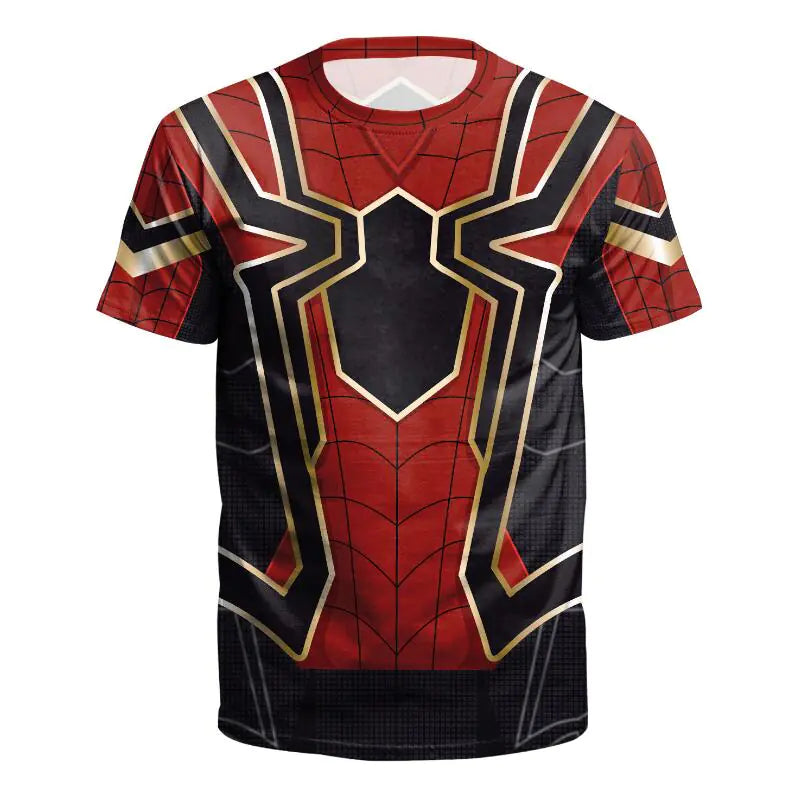 Loose Fit Short Sleeve T-Shirt with Armor Design