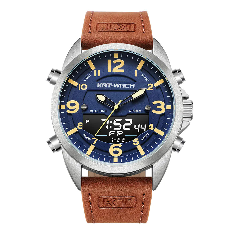 KAT-WACH Men's Multifunctional Outdoor Sports Watch