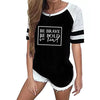 Color Block Striped T-Shirt with Round Neck (Slim Fit)