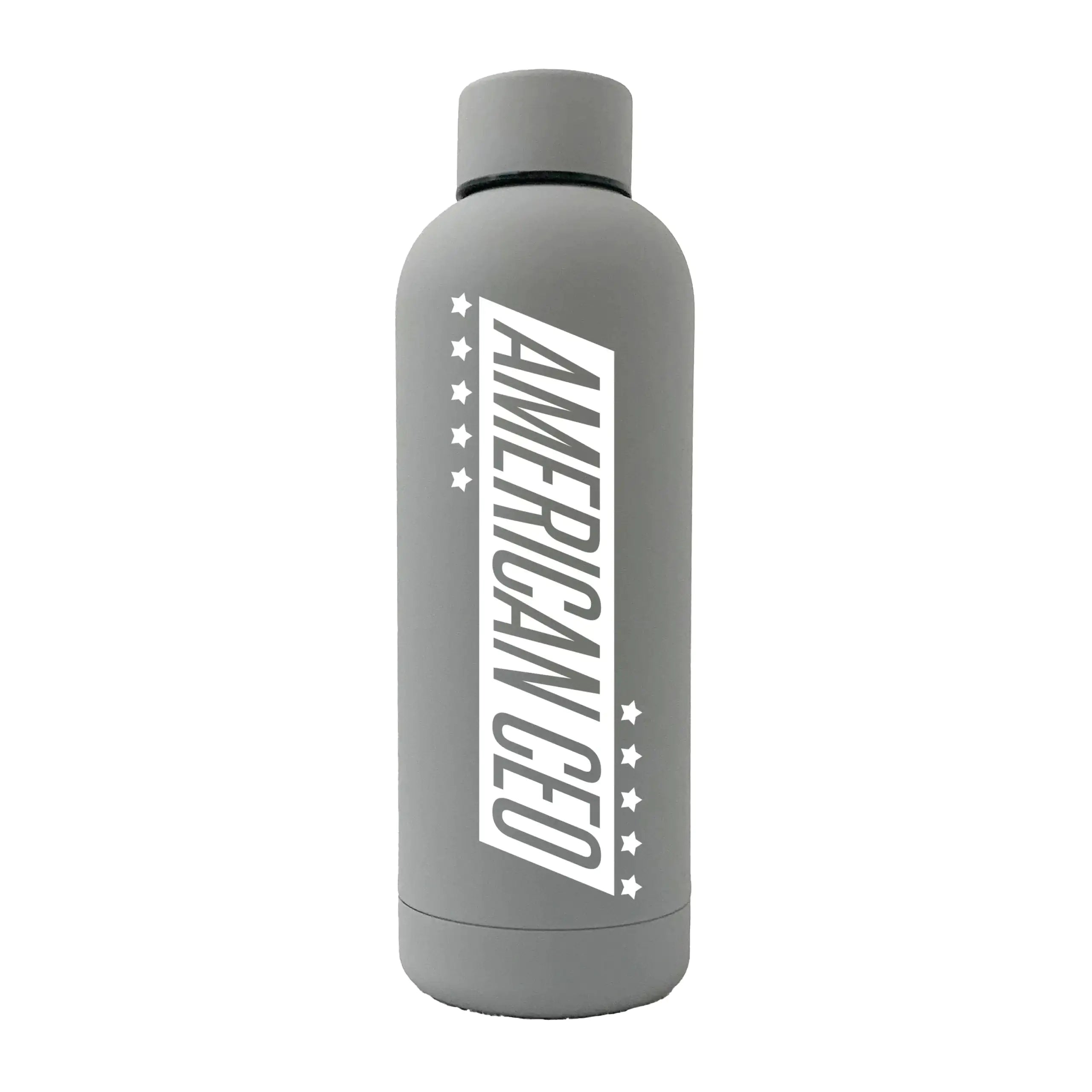 10 Stars American CEO 17oz Stainless Steel Water Bottle (Rubber Finish)