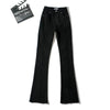 Retro High Waist Bootcut Pants with Hollow-out Design