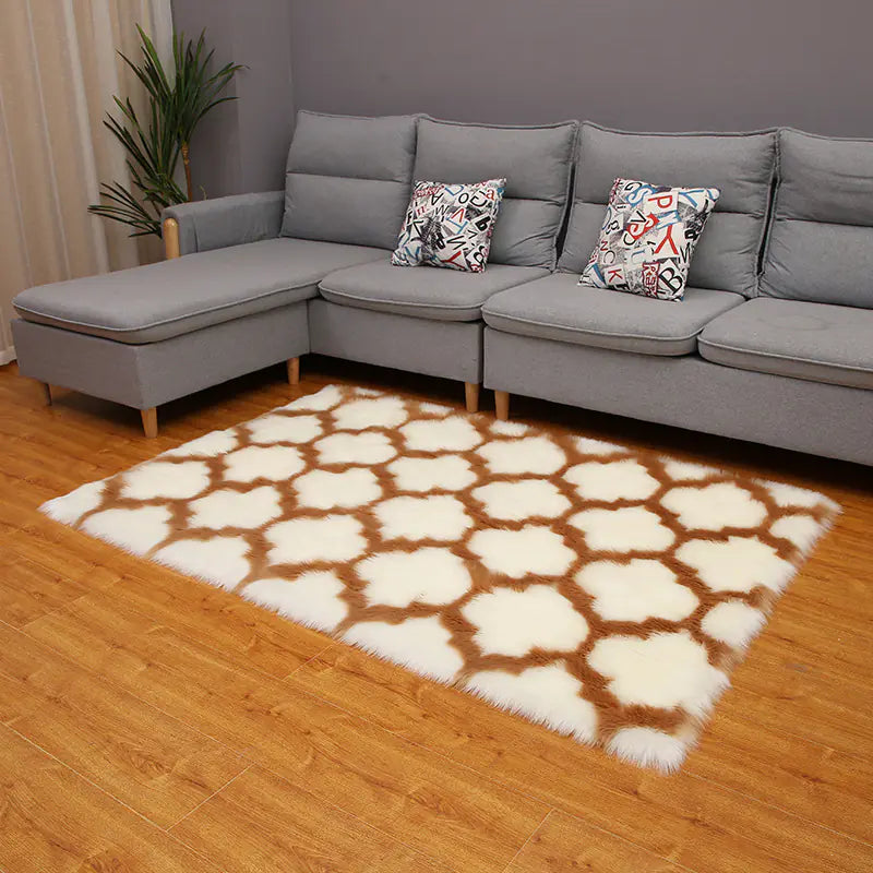 Soft Shaggy Carpet for Living Room Home Decor 19.6x31.5in
