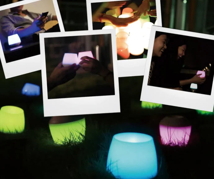 Color-Changing LED Candle and Aromatherapy Lamp