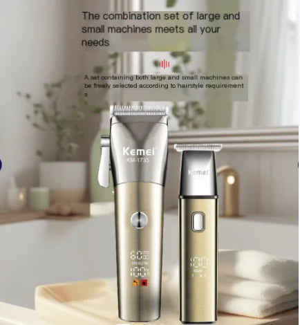 KEMEI Professional LCD Hair Clipper Set for Styling