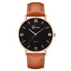 Simple Casual Quartz Watch with Roman Numerals