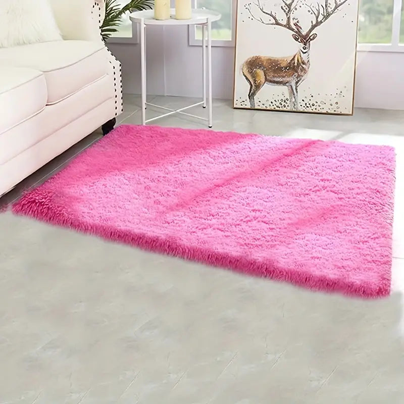 Fluffy Shaggy Area Rug for Living Room (1pc)