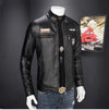 Men's Slim Fit Korean Style Leather Jacket