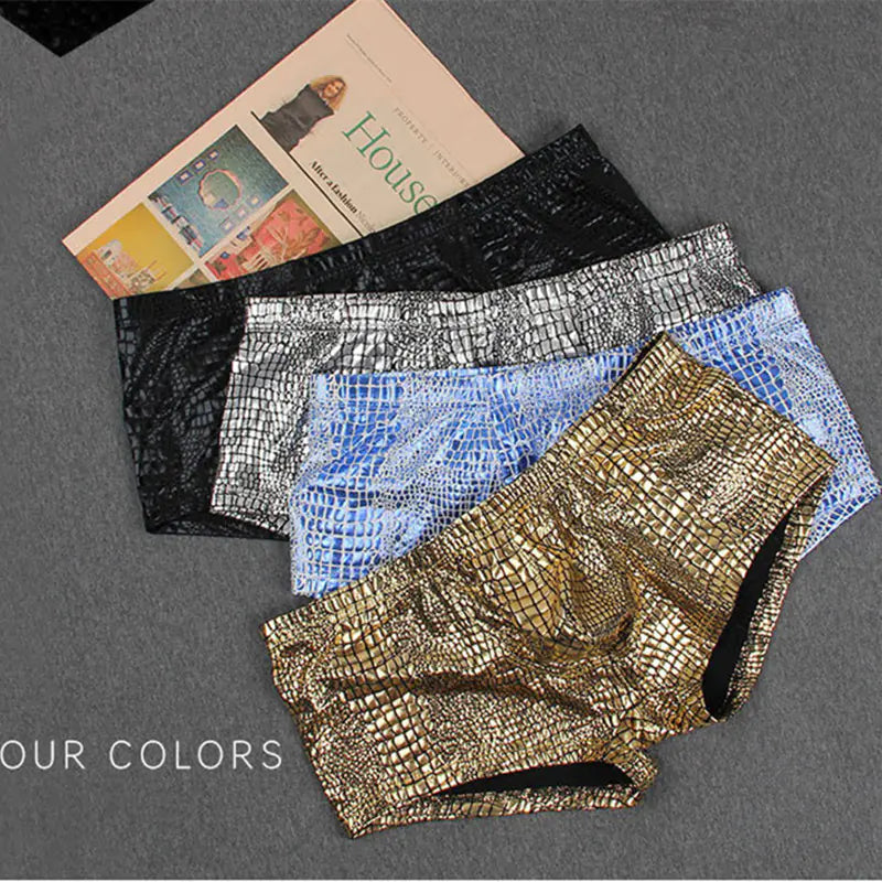 Men's Low-Waist Quick-Dry Swim Trunks