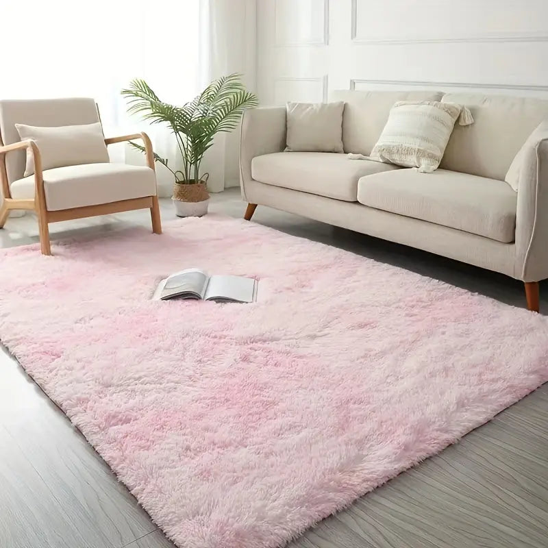 Fluffy Shaggy Area Rug for Living Room and Bedroom
